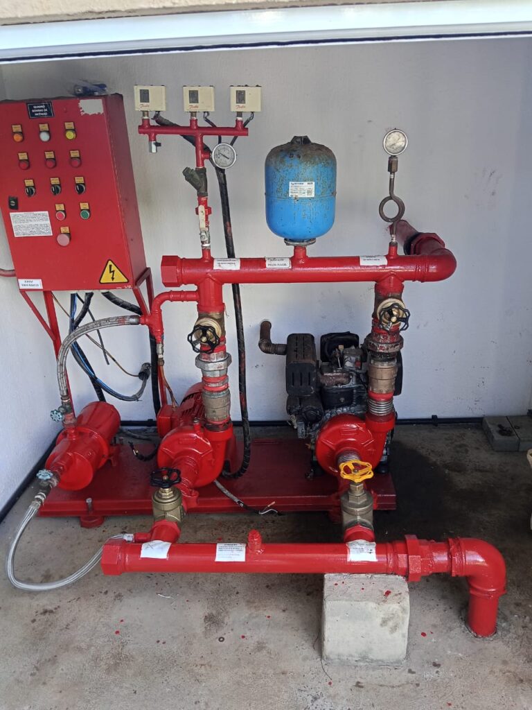 Combate e detecção de incêndio